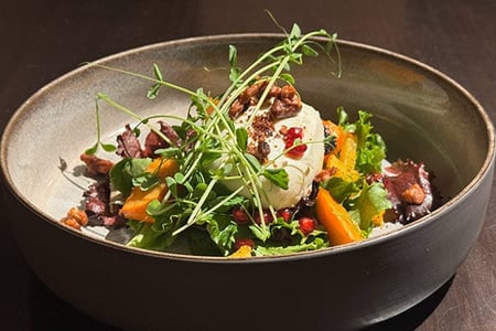 image of Roasted Delicata Squash & Pomegranate Salad