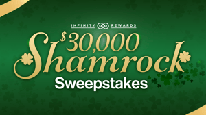 Promotion for $30,000 Shamrock Sweepstakes