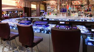Bar-top video poker games in Crystal Lounge.