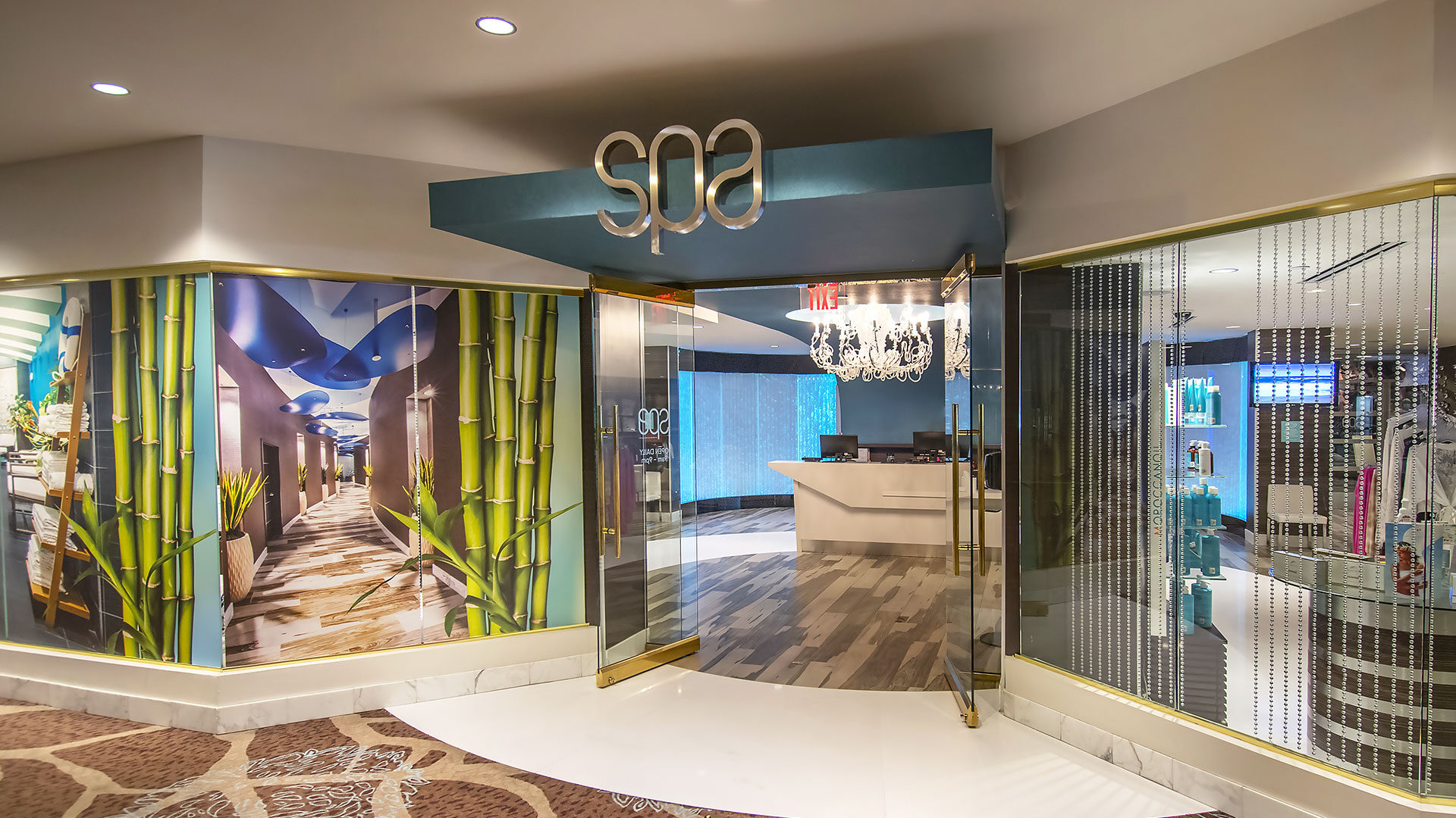 Photo of the front entrance of The Spa at Grand Sierra Resort