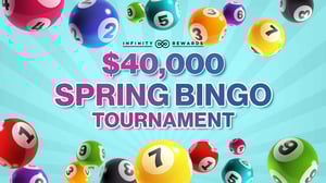 web banner for $40,000 Spring Bingo Tournament